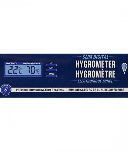 BRIGHAM DIGITAL SLIM HYGROMETER