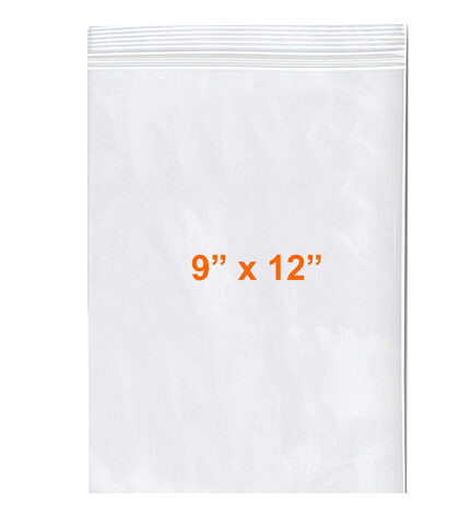 RECLOSABLE POLY BAGS 9' x 12'