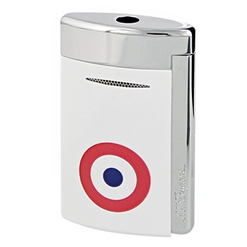 S.T. DUPONT MINIJET WHITE ROSE LIGHTER