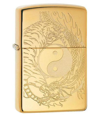 ZIPPO TIGER DRAGON DESIGN LIGHTER