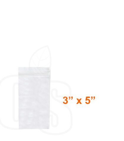 RECLOSABLE  POLY BAGS 3' x 5'