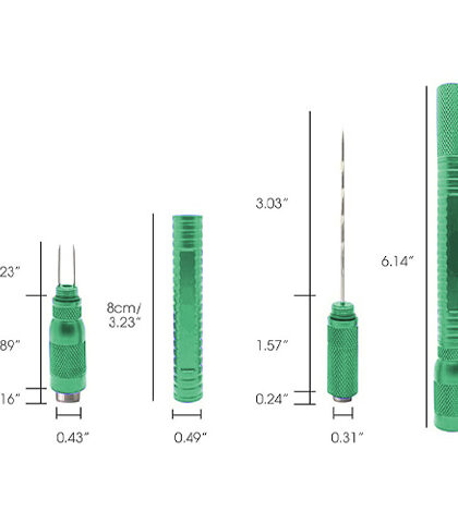4 IN 1 CIGAR TOOL - GREEN