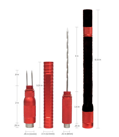 4 IN 1 CIGAR TOOL RED/BLACK