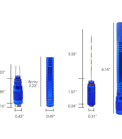 4 IN 1 CIGAR TOOL - BLUE