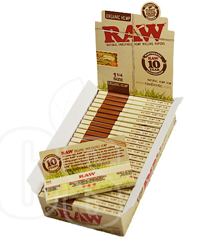 RAW ORGANIC HEMP 1 1/4 PAPER