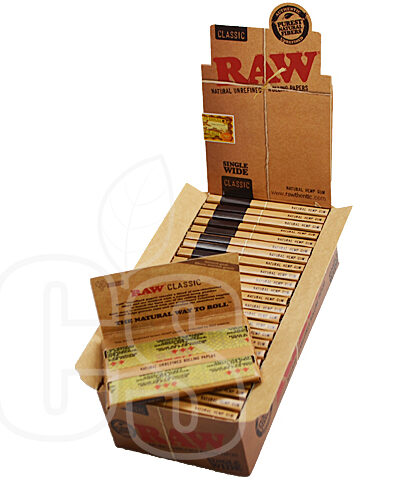 RAW CLASSIC SINGLE WIDE ROLLING PAPER