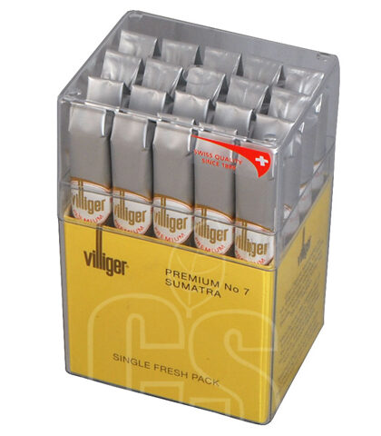 VILLIGER PREMIUM # 7 SUMATRA UPRIGHT BOX