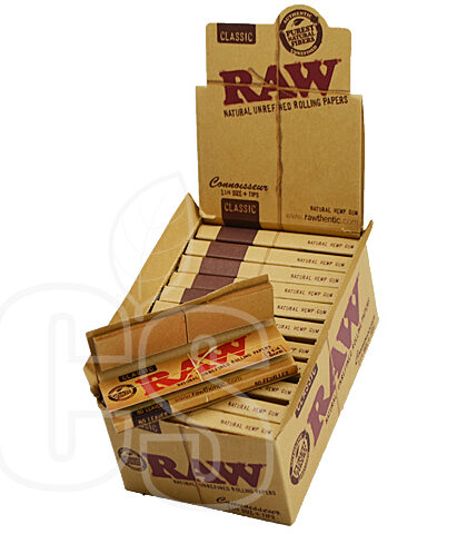 RAW CLASSIC CONNOISSEUR 1 1/4 PAPER + TIPS