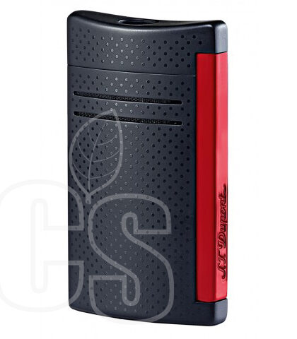 S.T. DUPONT MAXIJET TORCH FLAME BLACK PUNCHED LIGHTER