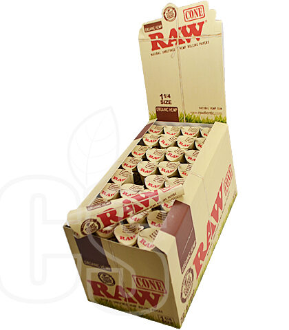 RAW CONES ORGANIC 1 1/4