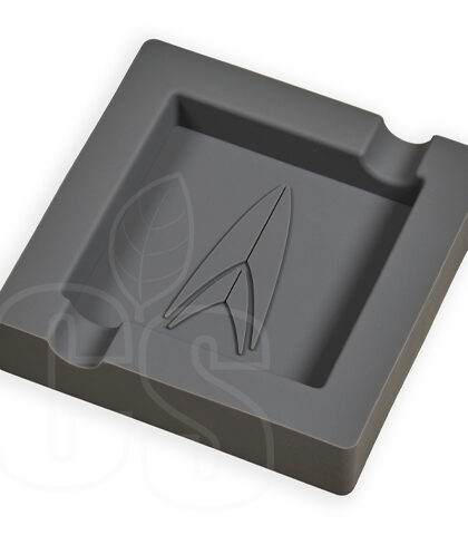 LOTUS SILICONE ASHTRAY GRAY