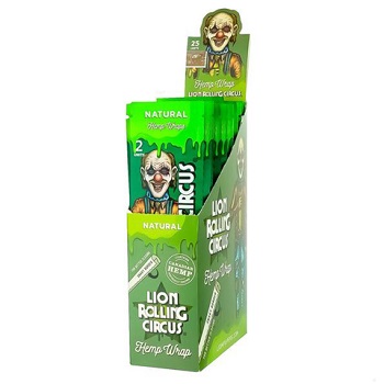 LION ROLLING CIRCUS HEMP WRAP NATURAL