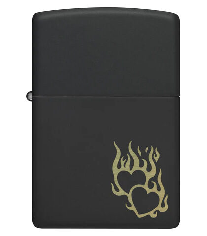 ZIPPO - FIRE HEART DESIGN