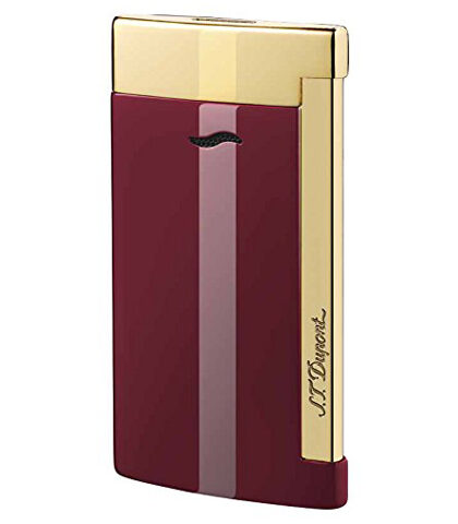 S.T. DUPONT SLIM 7 RED & GOLD LIGHTER