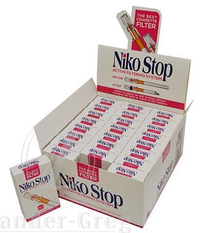 NIKO STOP CIGARETTE FILTERS SMALL 12/30CT