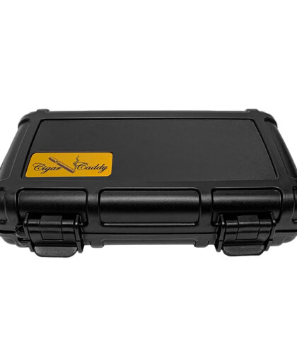 CIGAR CADDY HUMIDOR 5 COUNT BLACK