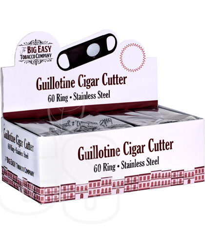BIG EASY 60 GAUGE GUILLOTINE CIGAR CUTTER - SINGLE BLADE