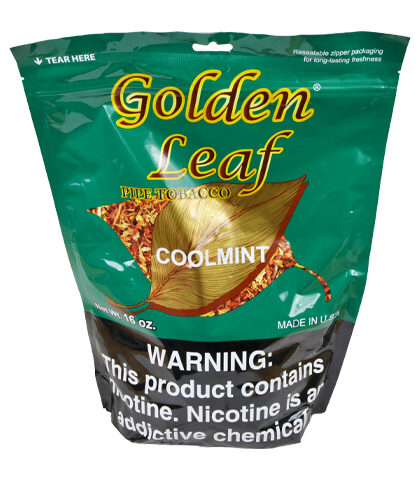 GOLDEN LEAF COOL MINT PIPE TOBACCO 16OZ