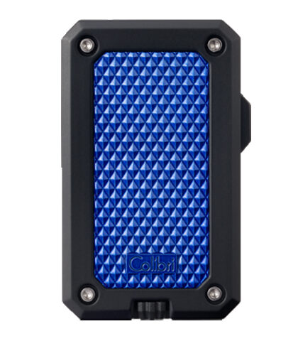 COLIBRI RALLY JET LIGHTER, BLACK + BLUE