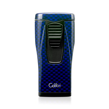 COLIBRI MONACO TRIPLE FLAME BLUE CARBON FIBER PRINT
