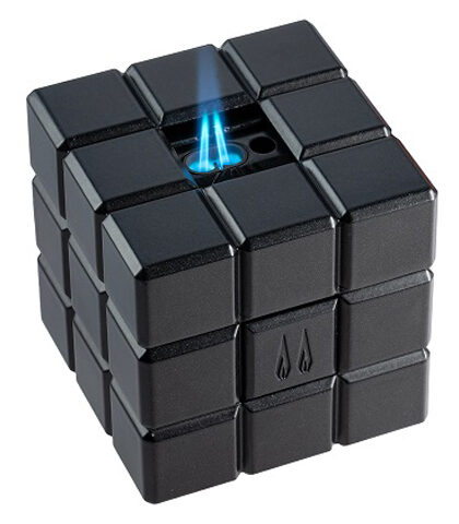 COLIBRI HERITAGE CUBE TABLE LIGHTER, BLACK LI125T1