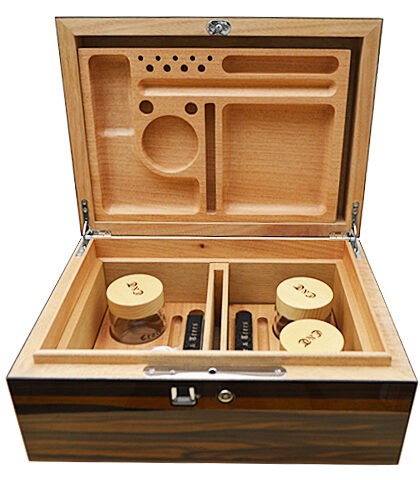 CRATE & TREES BROWN HUMIDOR