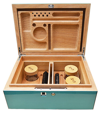 CRATE & TREES BLUE HUMIDOR