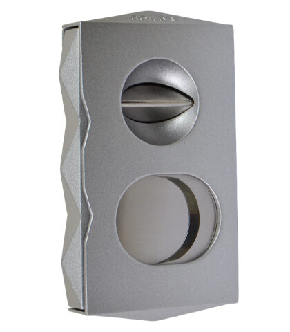 COLIBRI QUASAR SV-CUT CIGAR CUTTER, SILVER