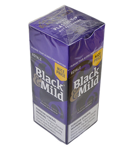 MIDDLETON'S BLACK & MILD ROYALE PLASTIC TIP NICE PRICE 25X