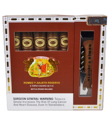 ROMEO Y JULIETA HABANA RESERVE TORO SAMPLER + MULTI-TOOL