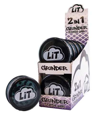 LIT GRINDER 2 IN 1 + STASH JAR