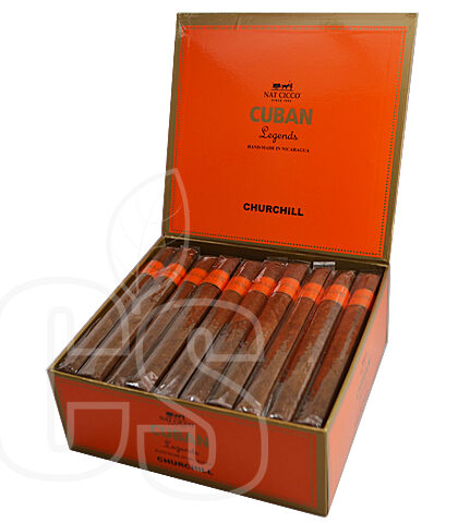 NAT CICCO CUBAN LEGENDS CHURCHILL NATURAL BOX