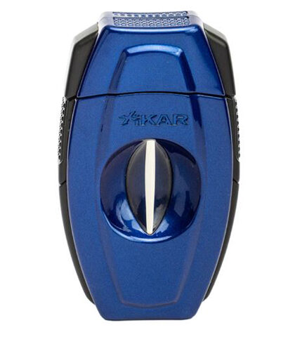 XIKAR FLIP COMBO V-CUT/ STRAIGHT CUTTER, BLUE