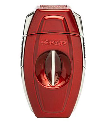 XIKAR FLIP COMBO V-CUT/ STRAIGHT CUTTER, RED