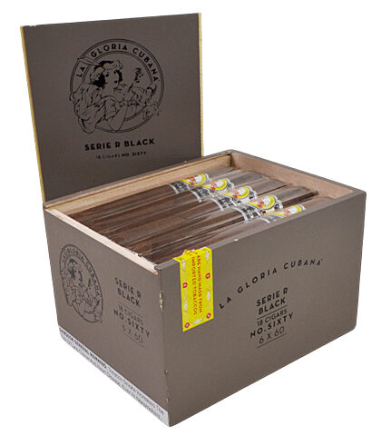 LA GLORIA CUBANA SERIE R BLACK NO. SIXTY 18X