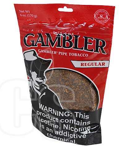 GAMBLER REGULAR 6 OZ PIPE TOBACCO BAG