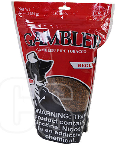 GAMBLER REGULAR 16 OZ PIPE TOBACCO BAG