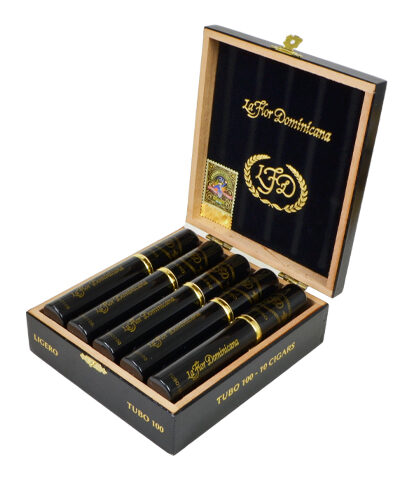 LA FLOR DOMINICANA LIGERO TUBO 100