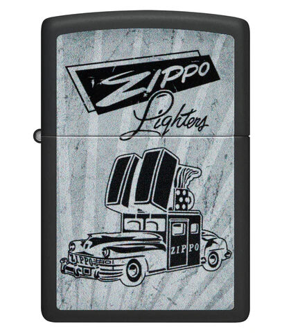 ZIPPO CAR AD DESIGN