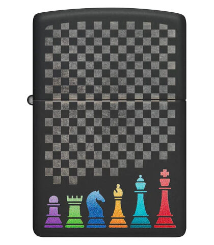 ZIPPO - CHESS PIECES DESIGN