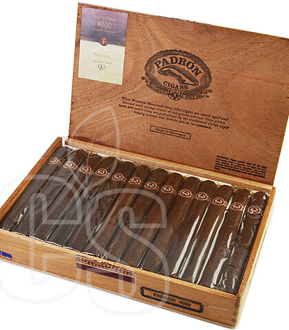 PADRON 4000 NATURAL CIGAR BOXES