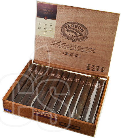 PADRON CHURCHILL NATURAL CIGAR BOXES