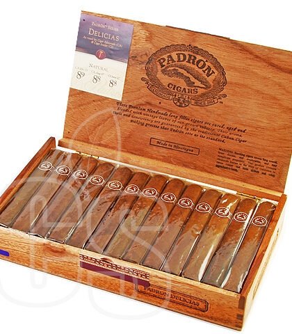 PADRON DELICIAS NATURAL CIGAR BOXES