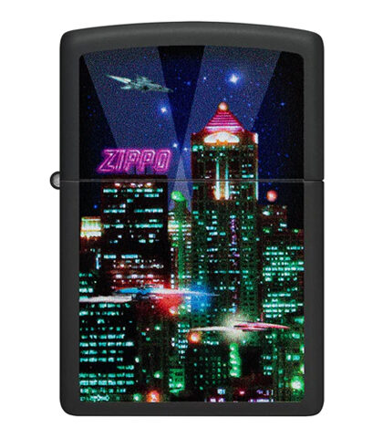 ZIPPO CYBER CITY DESIGN