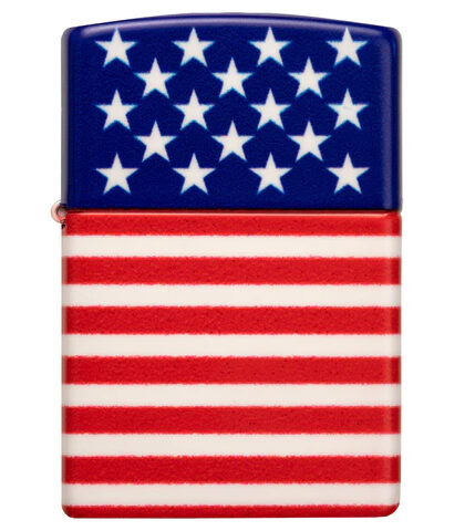 ZIPPO STARS AND STRIPES FLAG DESIGN