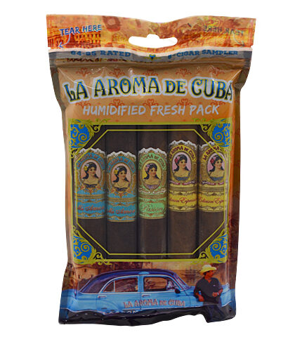 LA AROMA DE CUBA 94-95 RATED FRESH 5 PACK SAMPLER