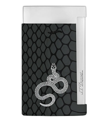 S.T. DUPONT BQ SLIM 7 SNAKE BLACK