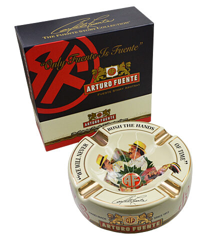 ARTURO FUENTE HANDS OF TIME CREAM ASHTRAY