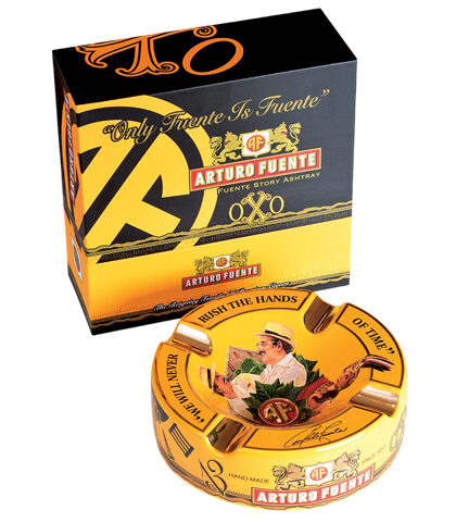 ARTURO FUENTE HANDS OF TIME FFOX OXO YELLOW ASHTRAY