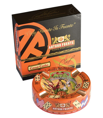 ARTURO FUENTE CASA CUBA ORANGE ASHTRAY